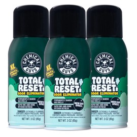 Chemical Guys Odor Eliminating Fogger 3 Pack – New Car Smell, 3 Oz Each – Set-and-Forget System to Remove Smoke, Pet, Gym, and Food Odors in Cars, Trucks, SUVs