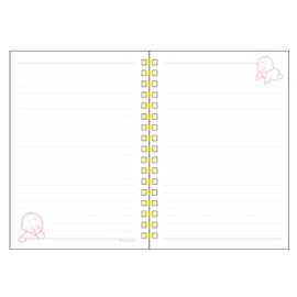 Gakken Staefl Ono Taro Ring Notebook, B6, HB Blue, D08040