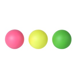 Beach Racket Balls Set of 3 Beach Tennis Rackets Beach Squash Balls Replacement 3 Pieces for Colourful Rackets Summer Replacement for Rackets Garden Padel Children Adults