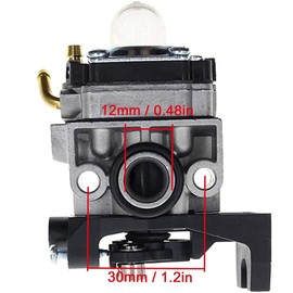 ZAMDOE Carburetor for Honda GX25 GX25N GX25NT FG110 FG110K1 Small Engine Rototiller Trimmer Brushcutter 16100-Z0H-053 16100-Z0H-825 Carburetor with 17211-Z0H-800 Air filter