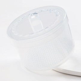 Nail Tool Box | Sterilizer Container Tray - Double Filter Portable Cleaning Tray for Travel Manicure Station Accessories Drill Bits Tweezer Health