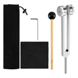 Aswalling 128 Hz Tuning Fork Weighted Bio-Acoustic Tuning Fork for Therapy 128 Hz Acoustic Slider Tuning Fork