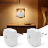YzzYzz Night Light Socket with Motion Sensor and Twilight Sensor,