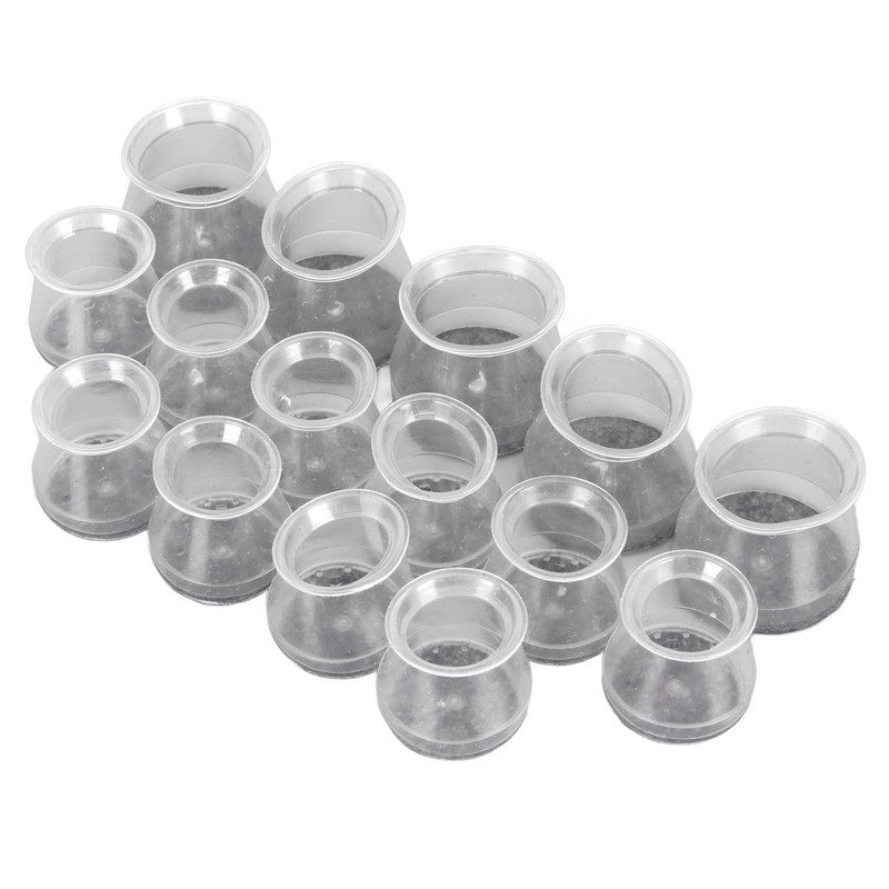 15pcs Chair Leg Protectors Silicone Felt Bottom Chair Leg Covers