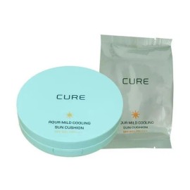 sellerhub [Half Club] Kim Jeong-moon Aloe Cure Aqua Mild Cooling Sun Cushion 25g + 25g (refill, SPF50+) 1 set, 1 Ss / [하프클럽]김정문알로에 큐어 아쿠아 마일드 쿨링 선쿠션 25g + 25g(리필, SPF50+) 1세트 Ss 1개