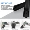 VADANIA 24" Push to Open Drawer Slide, #VF1245, 3-Fold Full