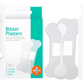 Blister Plasters - 30 Pack Durable, Waterproof and Breathable Offers Protection Against Irritation to blisters and Infection to Open Wounds.