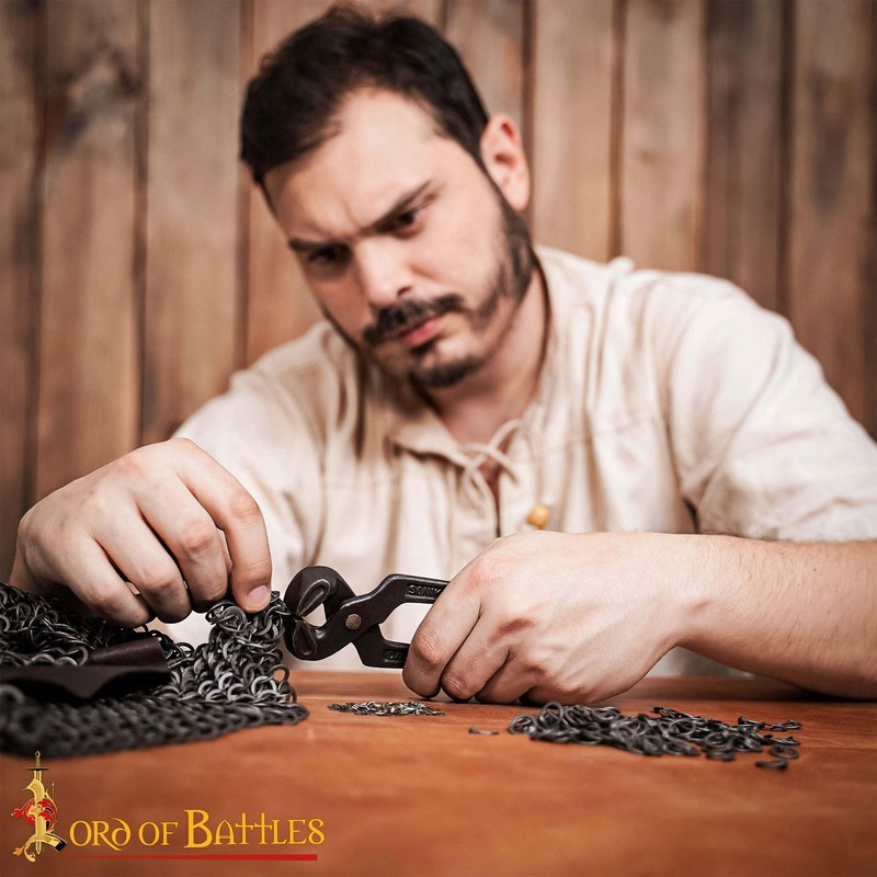 Lord of Battles Medieval Hand Forged Chainmail Armor Iron Tool