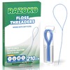 RAZOKO Floss Threaders | Dental Floss Threaders for Braces, Bridges,