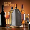 The Wine Chiller Wine Cooler Sleeve Gray