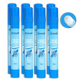 Aimoh Envelope Moistener with Adhesive, Fast-Drying, Envelope Sealer, Stamp and Letter Glue licker, Ideal for envelopes, Stamps, Letters - 8 Pack (13454)