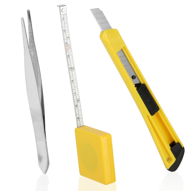 com-four® 24-Piece Tool Set for DIY Enthusiasts - Small Tool