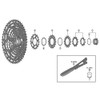 SHIMANO Unisex - Adult CS-M8100 Sprocket, Black, One Size