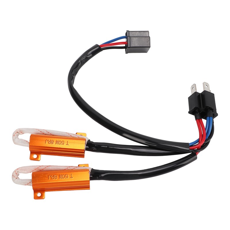 2pcs H4 50W 8Ω LED Resistor Error Free LED Lights