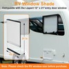 KYOSTAR RV Window Shade Compatible with Lippert Prepped Entry Doors,