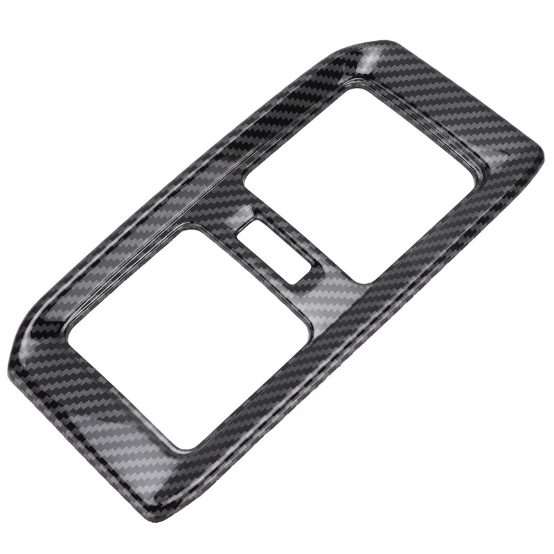 Rear Air Conditoner Outlet Vent Cover Panel Trim Carbon Fiber