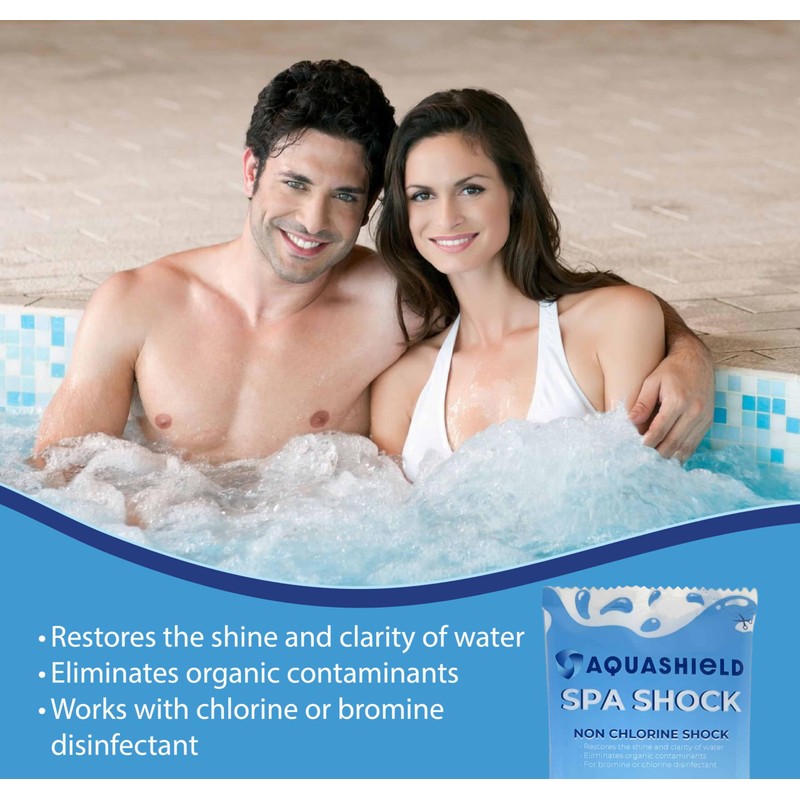 AquaShield Spa Shock Case (15 Pouches x 35g Each) -