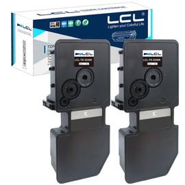 LCL Compatible Toner Cartridge TK5240 TK-5240 TK-5240K 1T02R70NL0 (2 Black) Replacement for Kyocera ECOSYS M5526 M5526cdw M5526cdn P5026 P5026cdn P5026cdw