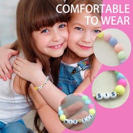 Pack of 2 Bracelets, Big Sister Gift, Big Sister, Big Sister Bracelet Gifts Birth, Bracelet Sister Big Sister, Gift Sisters Gift for Siblings for Birth