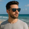 Max & Miller Wood Sunglasses for Men Women with real
