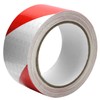 QWORK® Red & White Reflective Tape 2" x 33ft High