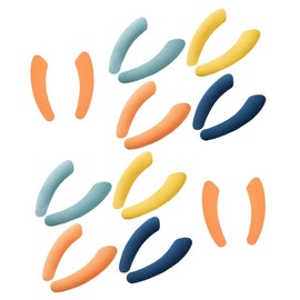 Mipcase 10pairs Skin-Friendly Toilet Mats Comfortable and Cushions for Household Toilets Easy to Clean and Reusable Fits Shapes Random Colors