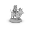 Pixie Warrior on a Corgi Tabletop DND Gaming Miniature