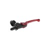 Set Brake and Clutch Fitting with Folding Lever Racing Red
