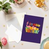CNLITHEKA Birthday Card Pop Up, Flamingos Birthday Greeting Card, Happy
