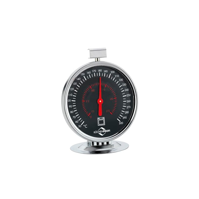 KÜCHENPROFI Oven Thermometer 50 - 300 °C, Stainless Steel, Diameter