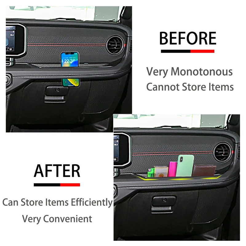 LIUQING JL GrabTray Passenger Storage Tray Organizer for Jeep Wrangler