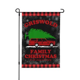 Christmas Garden Flag Griswold Family Christmas Flag, Outdoor Christmas Decorations Outdoor Yard Merry Christmas Banner Outdoor Christmas Decor, Christmas Flag Griswold Family Christmas Garden Flag
