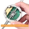 Neoteck Digital Dial Indicator with Tolerance Function 0-25.4mm/1", 0.01/.0005" Dial