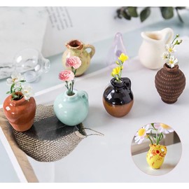 Stayins Mini Vase Magnetic Mini Vases Decoration Set Small Vases Fridge Magnetic