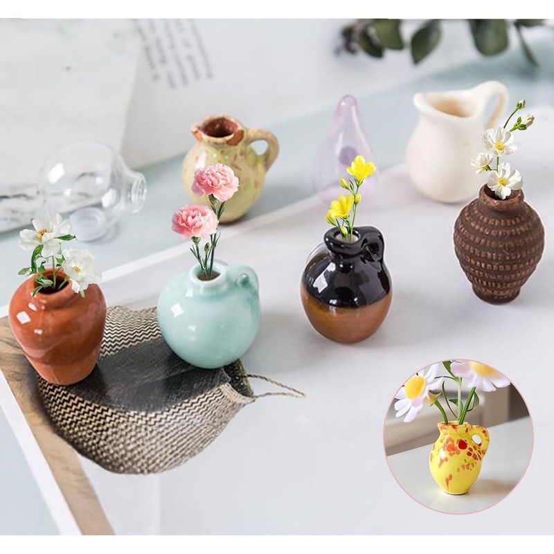 Stayins Mini Vase Magnetic Mini Vases Decoration Set Small Vases