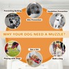 Adjustable Dog Muzzle Breathable Mesh Muzzles for Small Medium Large