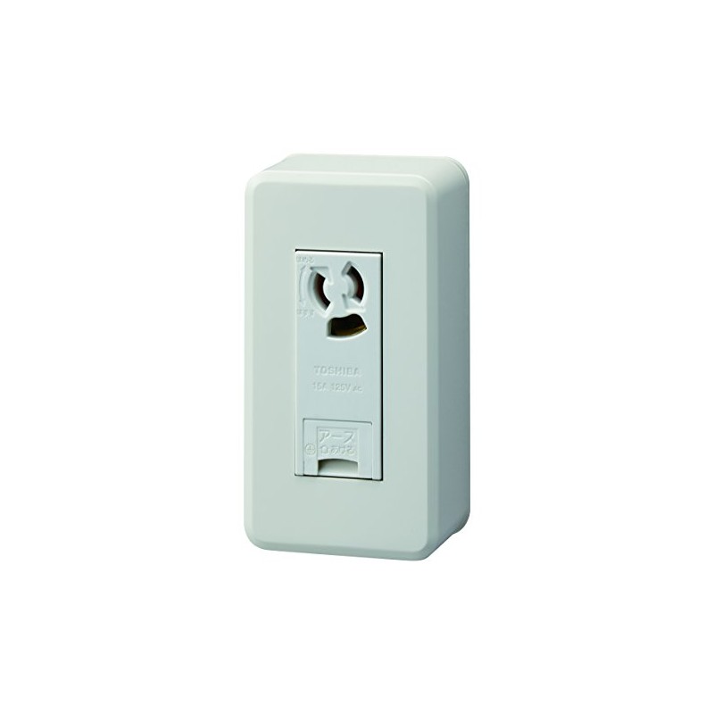 Toshiba Lightech Disconnect Grounding Outlet (WW) DC1381E(WW) with Exposed ET
