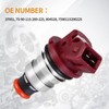 AISHAN 6PCS Fuel Injectors 1 Hole Compatible with Mercury Mariner