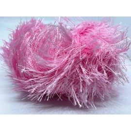 ICE Powder Pink Eyelash Yarn Ice Light Pink Fun Fur 50 gram 70 yards 22766