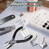 Jewelry Wire Straightener and Nylon Pliers, Durable Soft Jaw Jewelry