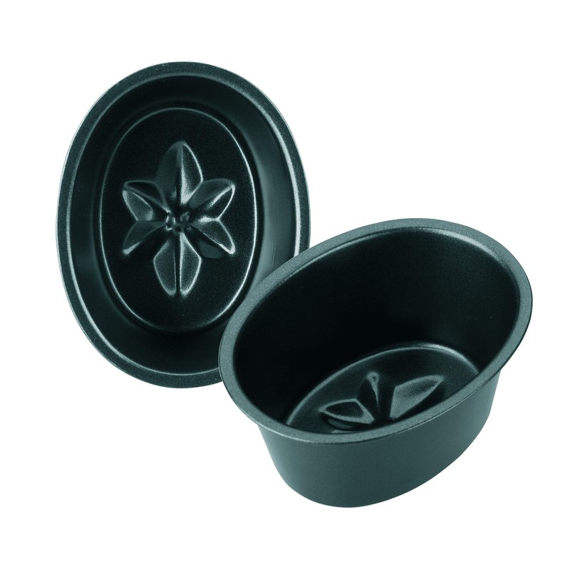 Ibili Aspic Mould Moka 8x6 cm of Rolled Steel Plate,