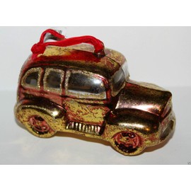 Pier 1 Imports Glass Woody Car Tree Ornament