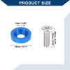Hihaha Bumper Washer Bolts/for Motorcycle/Aluminum Alloy / 30Pcs Blue