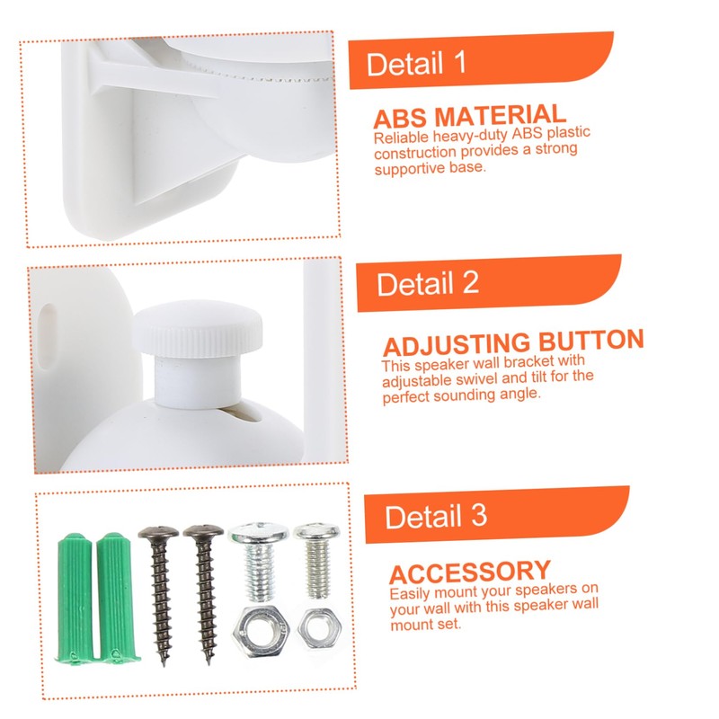 Gatuida High Load Capacity Speaker Mount Stand Wall Mount Speaker