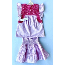 J Marie embroidered Dorothy Set 2T Retail $136 Price $49 Blouse Skort