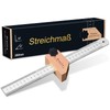 Preciva Woodworking Ruler, Marking Gauge, Spacer, Scriber, Combination Angle for