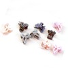 100pcs Small Hair Clips Bow Tie Flower Fruit Shaped Cute
