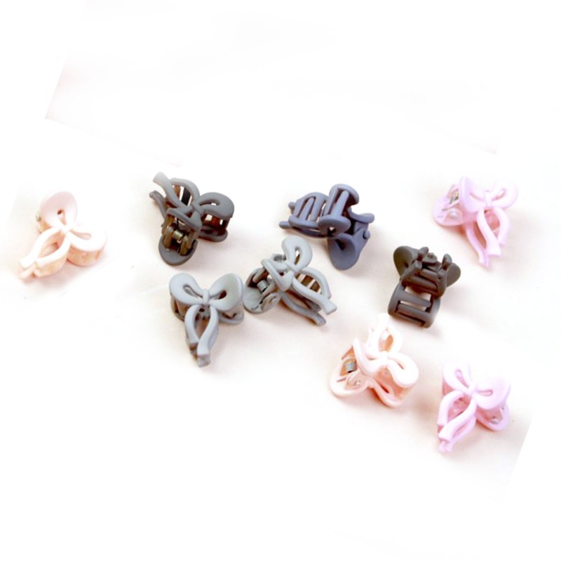 100pcs Small Hair Clips Bow Tie Flower Fruit Shaped Cute