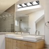 SineRise LED Modern Bathroom Vanity Light Fixtures (2-Light, 15.5-Inch, Dimmable),