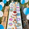 60Pcs Disco Paper Plates 7" Colorful Silver Disco Ball Heavy